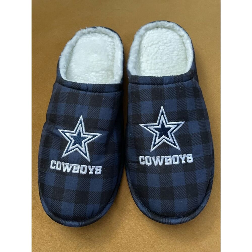 DALLAS COWBOYS NFL Slippers by FOCO L (11-12) NWOT